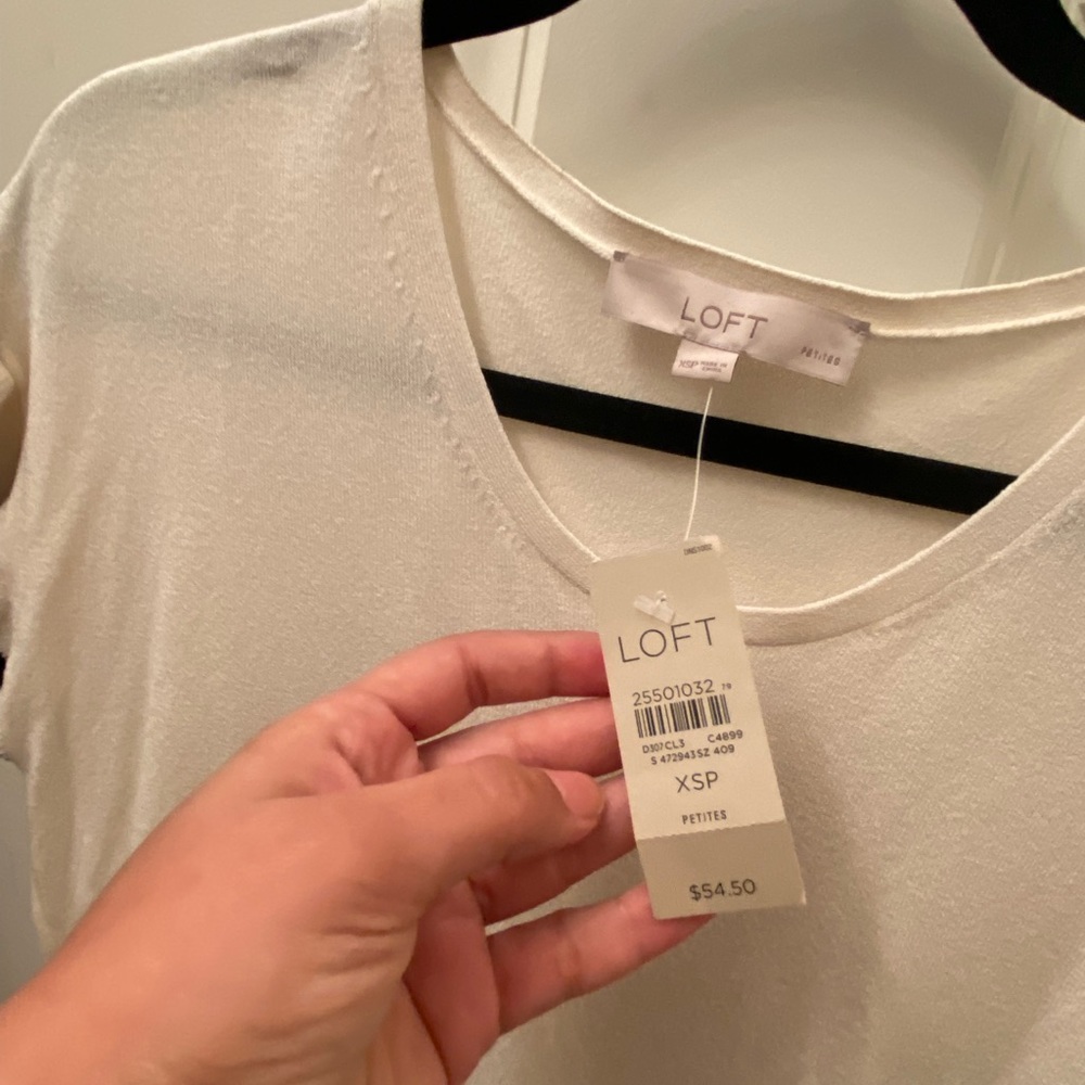 NEW LOFT white top